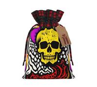 Golden Head - Bolsa con cordón estampada para fiestas, recuerdos de boda y almacenamiento