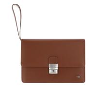 Golden Head Bolsa de hombre Polo Bolsa de cuero para la muñeca 23 cm marrón