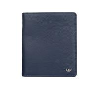 Golden Head Capri Cartera Bloqueo RFID Piel natural 12 cm azul