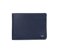 Golden Head Capri Cartera Bloqueo RFID Piel natural 9.5 cm azul