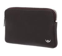 Golden Head caso clave Capri Zipped Key Case Darkbrown