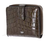 Golden Head Cayenne RFID Protect Petite Billfold Coin Wallet with Snap Closure Toffee