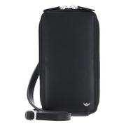 Golden Head Cuero bolsa para móvil Polo RFID Protect Handy-RV-Umhängetasche 4046 Schwarz negro
