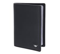 Golden Head Cuero Estuche de identificación Polo RFID Protect Ausweisetui 4430 Schwarz Negro