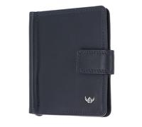 Golden Head Cuero Estuche de Tarjetas Pinza para Billetes Polo RFID Protect Clip-Scheintasche 1906 Marineblau Azul Marino