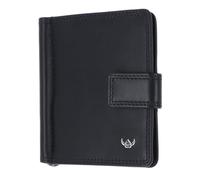 Golden Head Cuero Estuche de Tarjetas Pinza para Billetes Polo RFID Protect Clip-Scheintasche 1906 Schwarz Negro