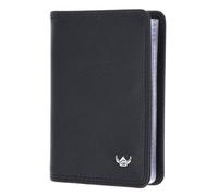 Golden Head Estuche para tarjetas de crédito Polo RFID de cuero 7 cm negro