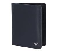 Golden Head Cuero Estuche de Tarjetas Polo RFID Protect Scheintasche ohne Münzfach 1328 Marineblau Azul Marino
