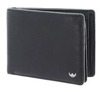 Golden Head Cuero Monedero Capri RFID Protect Scheintasche mit Geheimfach 1159 Schwarz Negro