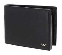 Golden Head Cuero Monedero Dublin Billfold Coin Wallet Black Negro