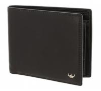 Golden Head Cuero Monedero Dublin Billfold Coin Wallet Brown marrón Oscuro