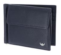 Golden Head Cuero Monedero Pinza para Billetes Capri RFID Protect Clip-Scheintasche 1921 Blau Azul Marino
