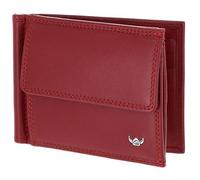 Golden Head Cuero Monedero Pinza para Billetes Polo RFID Protect Clip-Scheintasche 1921 Rot Rojo Oscuro