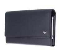 Golden Head Polo Cartera Bloqueo RFID Piel natural 17 cm azul