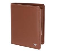 Golden Head Cuero Monedero Polo RFID Protect Kombischeintasche 1289 Cognac marrón