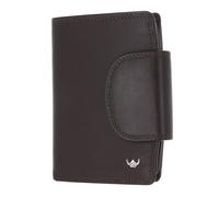 Golden Head Cuero Monedero Polo RFID Protect Kombischeintasche mit Riegel 1439 Dunkelbraun marrón Oscuro