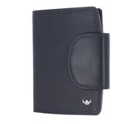 Golden Head Cuero Monedero Polo RFID Protect Kombischeintasche mit Riegel 1439 Marineblau Azul Marino