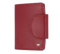 Golden Head Cuero Monedero Polo RFID Protect Kombischeintasche mit Riegel 1439 Rot Rojo Oscuro