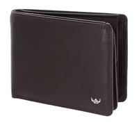Golden Head Cuero Monedero Polo RFID Protect Scheintasche mit Geheimfach 1159 Dunkelbraun marrón Oscuro