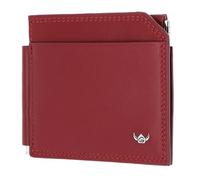 Golden Head Cuero Tarjetero Pinza para Billetes Polo Clip-Scheintasche 1960 Rot Rojo Oscuro
