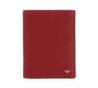 Golden Head Dublin Cartera Bloqueo RFID Piel natural 13 cm rojo
