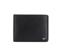 Golden Head Dublin Cartera Bloqueo RFID Piel natural 9.5 cm negro