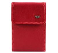 Golden Head Estuche para tarjetas de crédito Polo RFID de cuero 12 cm rojo