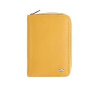 Golden Head Madrid Cartera Bloqueo RFID Piel natural 11.5 cm amarillo