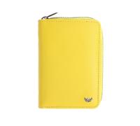 Golden Head Madrid Cartera Bloqueo RFID Piel natural 11.5 cm amarillo