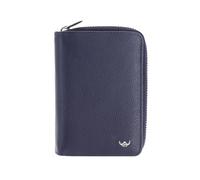 Golden Head Madrid Cartera Bloqueo RFID Piel natural 11.5 cm azul