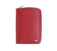 Golden Head Madrid Cartera Bloqueo RFID Piel natural 11.5 cm rojo