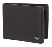 Golden Head Cuero Monedero Dublin Billfold Coin Wallet Brown marrón Oscuro