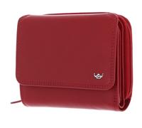 Golden Head Polo RFID Monedero rojo oscuro, cuero, mujer