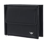 Golden Head Money Clip Billfold Wallet Black