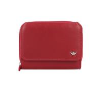 Golden Head Polo RFID Monedero rojo oscuro, cuero, mujer