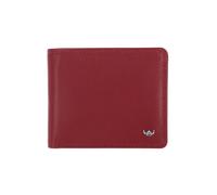Golden Head Polo Cartera Bloqueo RFID Piel natural 11 cm rojo