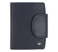 Golden Head Cuero Monedero Polo RFID Protect Kombischeintasche mit Riegel 1439 Marineblau Azul Marino