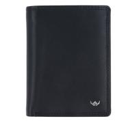 Golden Head Polo Cartera Bloqueo RFID Piel natural 9 cm negro
