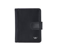 Golden Head Polo Tarjetero Bloqueo RFID Piel natural 8 cm negro
