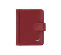 Golden Head Polo Tarjetero Bloqueo RFID Piel natural 8 cm rojo