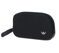 Golden Head Polo Zipped Key Case Black