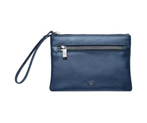 Golden Head Valencia Bolsa de hombre Protección RFID Piel 18 cm azul