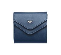 Golden Head Valencia Cartera Bloqueo RFID Piel natural 7.5 cm azul