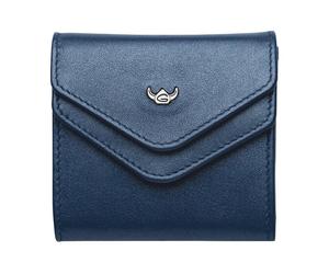 Golden Head Valencia Cartera Protección RFID Piel 7.5 cm azul