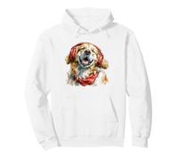 Golden Headphones Groovin' Music Sudadera con Capucha