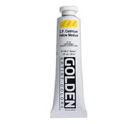 Golden Heavy Body Acrylic Paint 2oz-Cadmium Yellow Medium by Golden Artist Colors