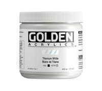 Golden : Heavy Body : Acrylic Paint : 473ml : Titanium White