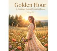 Golden Hour: A Romantic Adult Coloring Book of Sun-Kissed Summer Faces | 15+ Illustrations for Relaxation