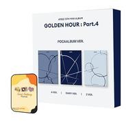 GOLDEN HOUR: Part.4 ATEEZ Album [A + Diary + Z (3 POCA ALBUM ver.) Full set]+Pre Order Benefits+BolsVos Idol-Inspired Freebies (13th mini album)