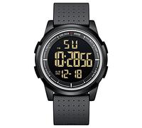 GOLDEN HOUR Relojes Digitales Impermeables Deportivos Ultrafinos para Hombre con Pantalla Gran Angular Correa de Caucho Reloj de Pulsera para Hombre Mujer
